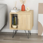 Glynn Modern Bedside Table Width Bedroom Furniture 50.2cm - Nightstand